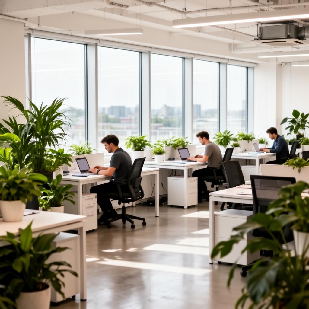 The Commonwealth Care Virginia advisor team in a bright modern office